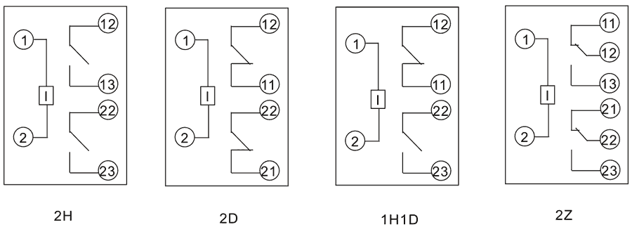 HDLN-1-2H-4內部接線圖
