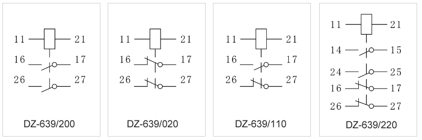 DZ-639/200內部接線圖