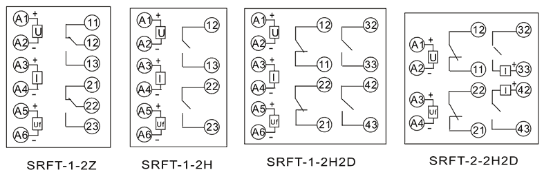 SRFT-3-2H內部接線圖