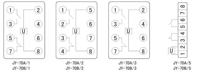 JY-7DB/1內部接線圖