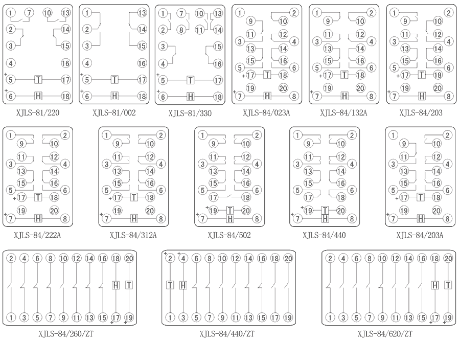 XJLS-81/220內部接線圖